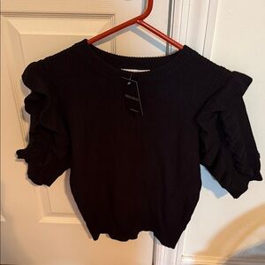 Impressions Black Crew Neck Sweater